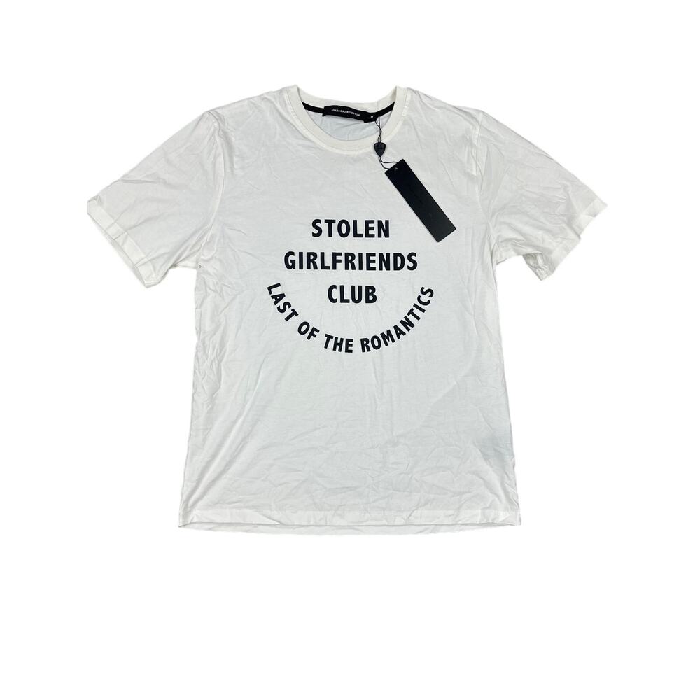 Stolen Girlfriends Club - Last Of The Romantics Tee in White & Black